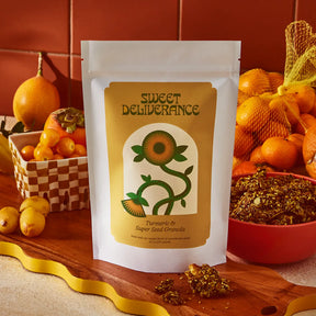 Turmeric & Super Seed Granola - Sweet Deliverance - Bluecashew Kitchen Homestead
