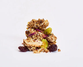 Sour Cherry & Pistachio Rose Granola - Sweet Deliverance - Bluecashew Kitchen Homestead