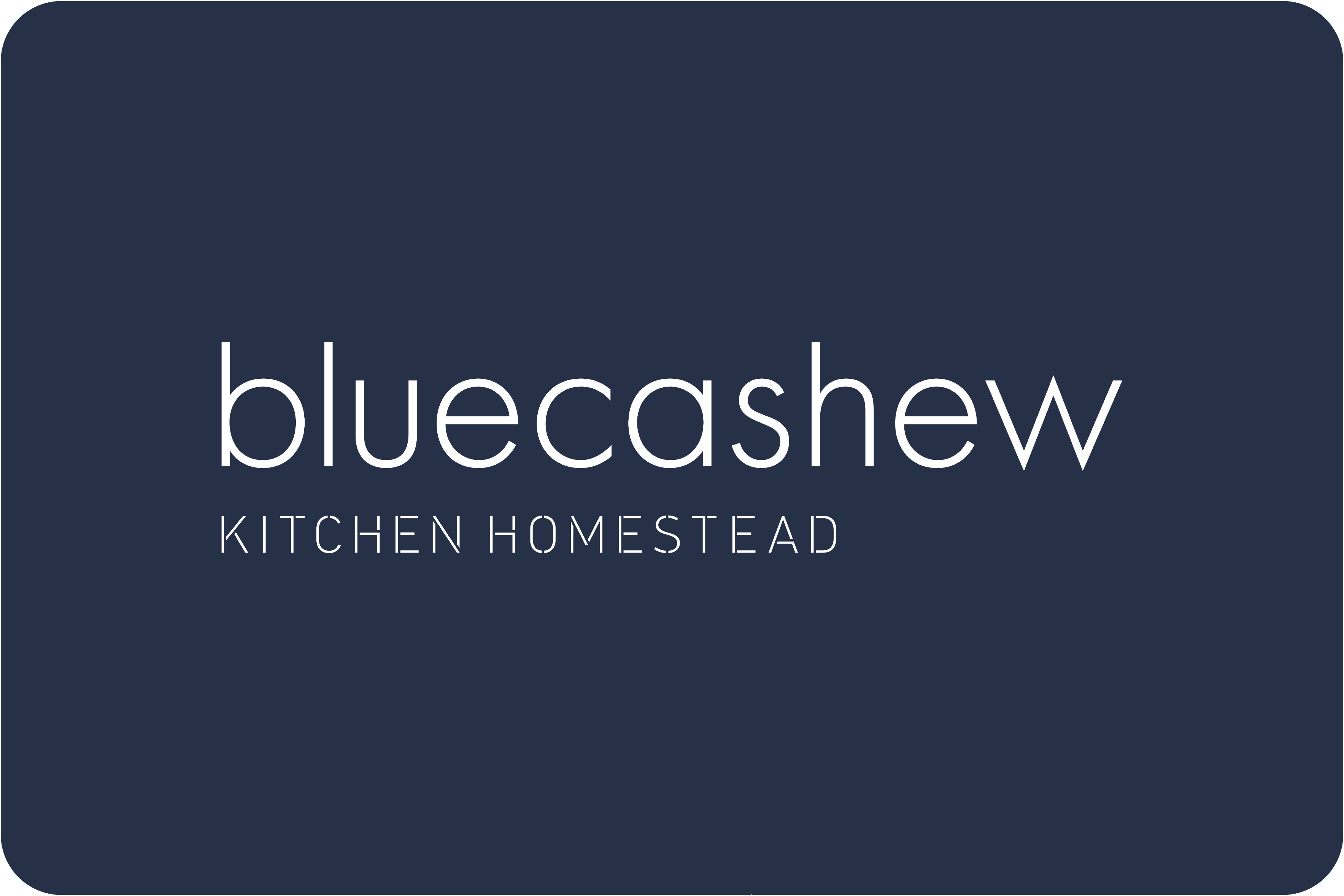 bluecashew kitchen homestead