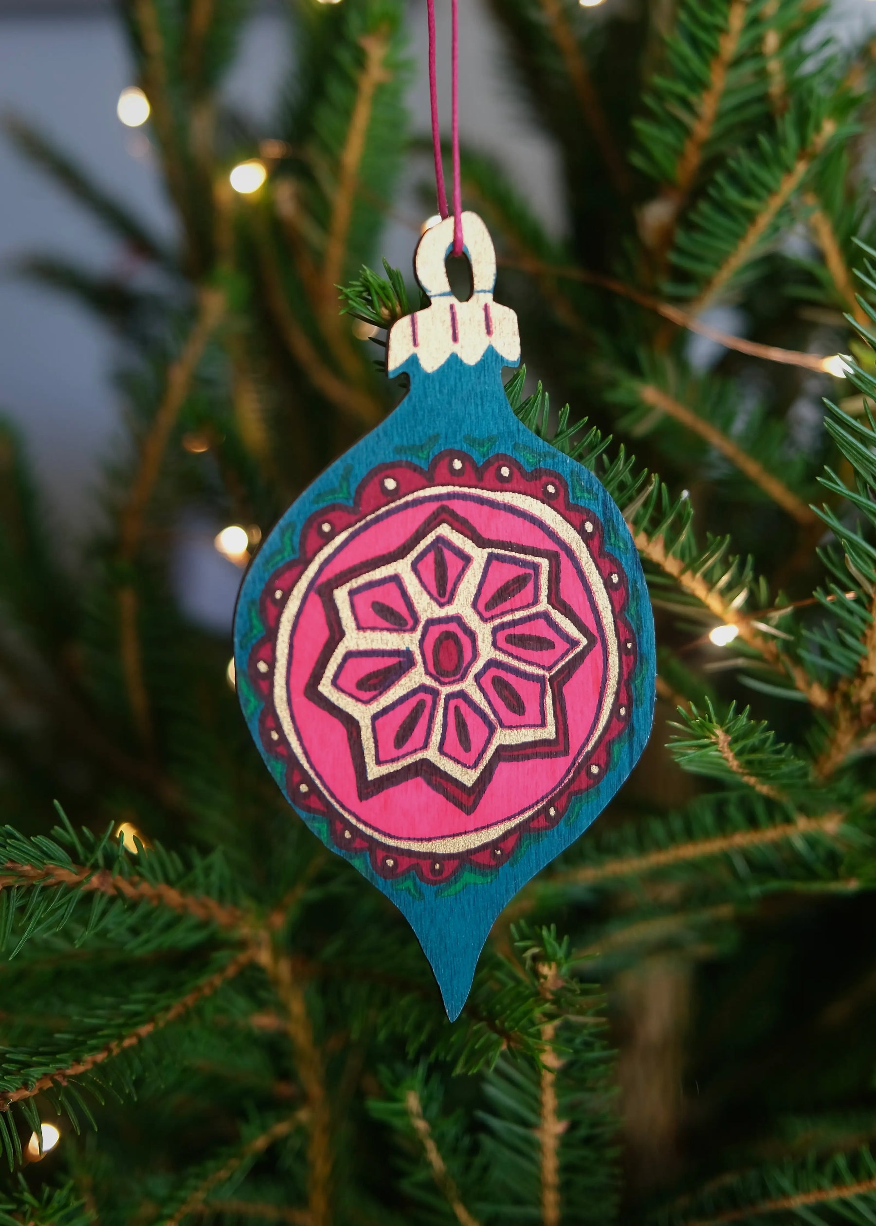 Wooden Bauble Decorations - east end press - Bluecashew Kitchen Homestead