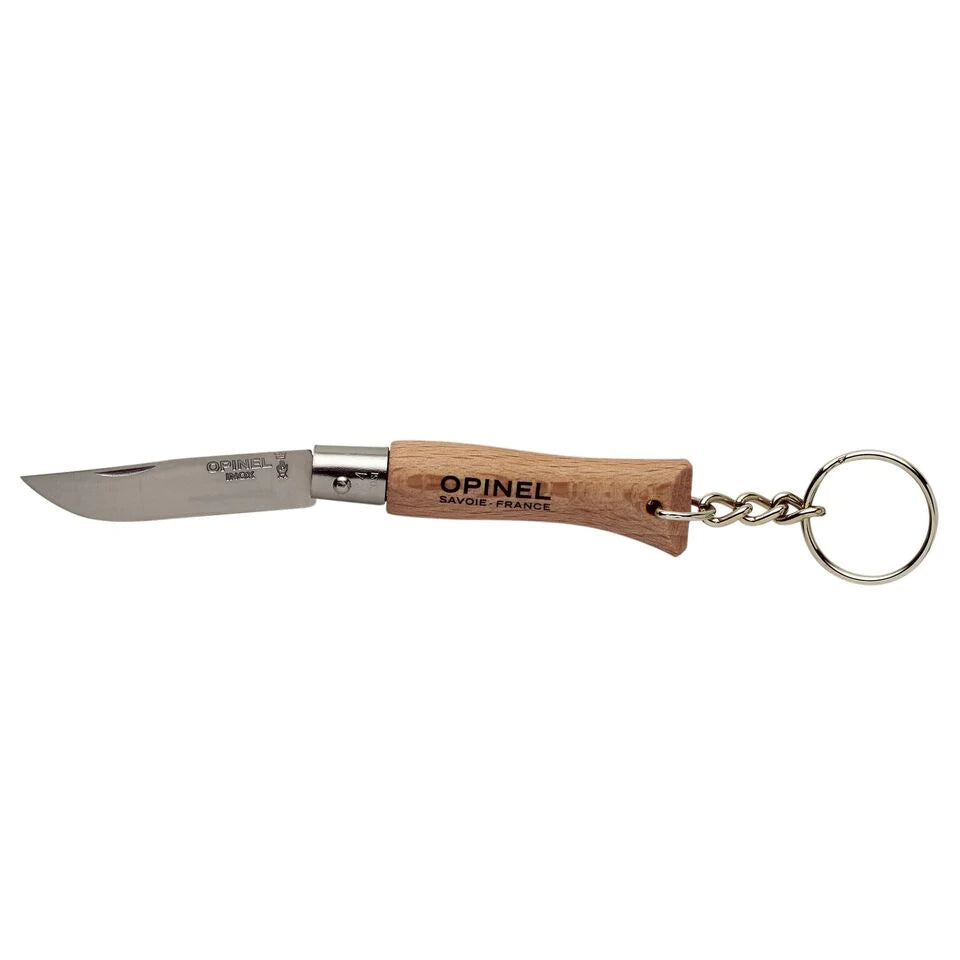 No.4 Keyring Stainless Folding Knife - Opinel USA Inc - Bluecashew Kitchen Homestead