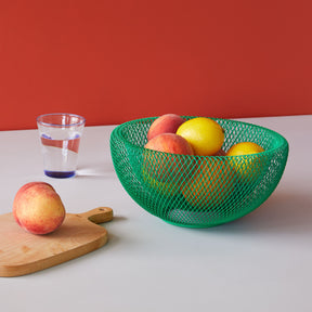 MoMA Wire Mesh Bowl | Green - MoMA Design Ideas - Bluecashew Kitchen Homestead